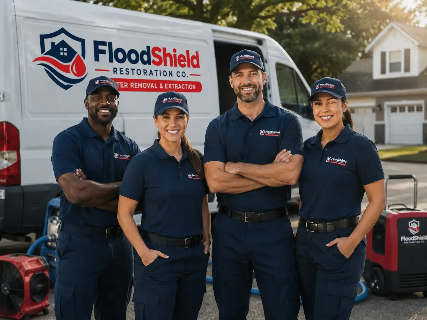 Flood Damage Restoration company in Fredericksburg, OH
